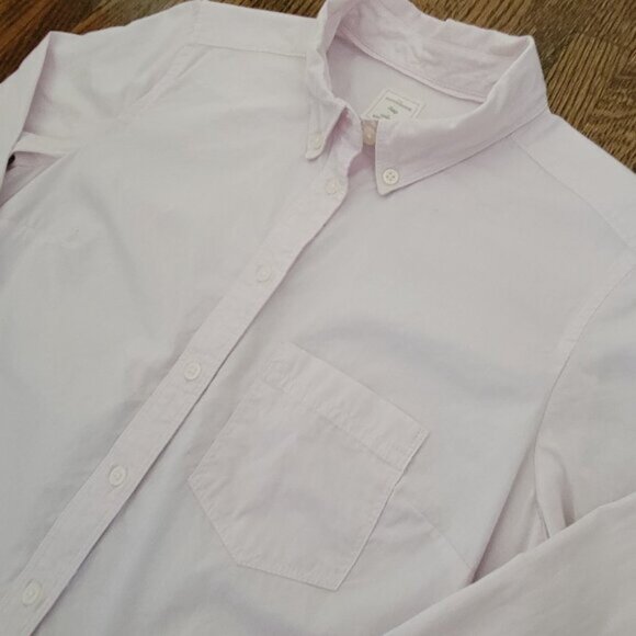 GAP Women's Oxford Pink Long Sleeve Shirt Button Down Size XS - Picture 2 of 13